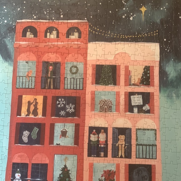 Puzzle by 1canoe2. 500 pcs. Christmas in the City - Picture 2 of 11